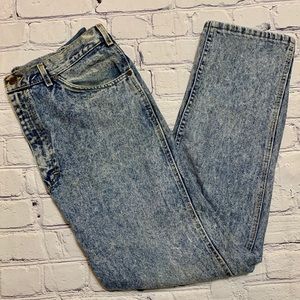 Vintage High Waisted Mom Stonewashed Lee Jeans  L